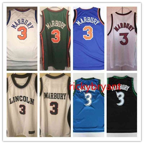 college lincoln high school basketball jersey ny stephon 3 marbury throwback jersey stitched embroidery custom made big size s-5xl vest shir, Black
college lincoln high school basketball jersey ny stephon 3 marbury throwback jersey stitched embroidery custom made big size s-5xl vest shir, Black