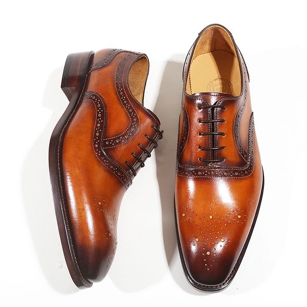 handmade men's shoes ancient technology high-end leather color modified business suit dress, Red;white
handmade men's shoes ancient technology high-end leather color modified business suit dress, Red;white