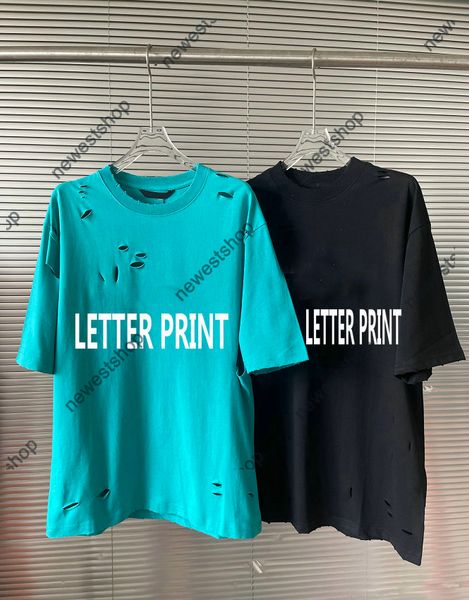2022 men women designers t shirts paris destroyed tie dye print short sleeve t shirt crew neck oversize loose fit streetwear tshirts black b, White;black
2022 men women designers t shirts paris destroyed tie dye print short sleeve t shirt crew neck oversize loose fit streetwear tshirts black b, White;black