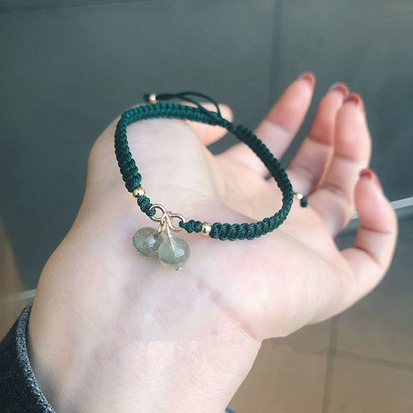 handmade rope knitting bracelet strawberry crystal cherry lady hand string girlfriends temperament fairy department student gift, Golden;silver
handmade rope knitting bracelet strawberry crystal cherry lady hand string girlfriends temperament fairy department student gift, Golden;silver