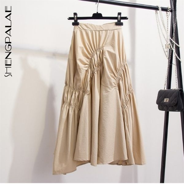 shengpalae fashion autumn irregular pleated skirt women solid vintage loose casual korean faldas mujer moda fv317 210319, Black
shengpalae fashion autumn irregular pleated skirt women solid vintage loose casual korean faldas mujer moda fv317 210319, Black