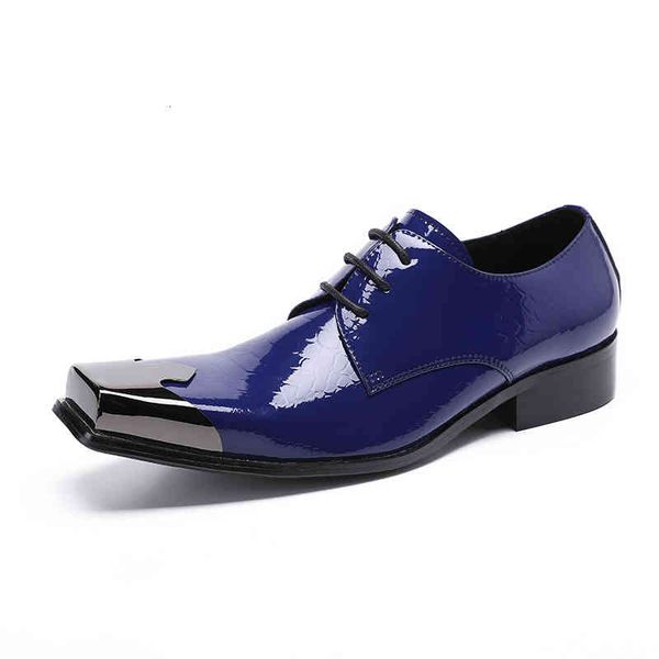 dress shoes british men's casual square head leather shoes inner heightening breathable fashion suit blue business dress work shoes, Black
dress shoes british men's casual square head leather shoes inner heightening breathable fashion suit blue business dress work shoes, Black