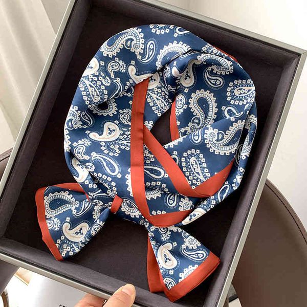 designer silk head bag hair scarf cashew flower silk small long womens suit spring autumn winter foreign style fashion thin hair band scarf, Blue;gray
designer silk head bag hair scarf cashew flower silk small long womens suit spring autumn winter foreign style fashion thin hair band scarf, Blue;gray