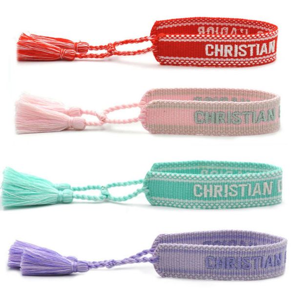 brand classic fashion bracelets chains jewelry bangles handmade embroidered link woven tassel adjustable women men lover gift chain bangle e, Black
brand classic fashion bracelets chains jewelry bangles handmade embroidered link woven tassel adjustable women men lover gift chain bangle e, Black