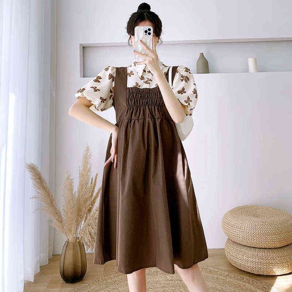 summer french style hubblebubble sleeve pregnant women dress short sleeves maternity dress floral patchwork stretched dress j220628, White
summer french style hubblebubble sleeve pregnant women dress short sleeves maternity dress floral patchwork stretched dress j220628, White