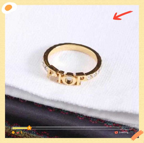2022 fashion designer gold letter band rings bague for lady women party wedding lovers gift engagement jewelry123, Silver
2022 fashion designer gold letter band rings bague for lady women party wedding lovers gift engagement jewelry123, Silver