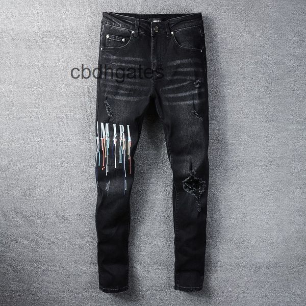 jeans designer amirs jean fashion mens us casual hip hop high street worn out and washed splash ink color painting slim fit jeans men's, Blue
jeans designer amirs jean fashion mens us casual hip hop high street worn out and washed splash ink color painting slim fit jeans men's, Blue