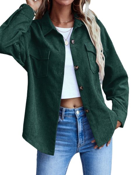 flap pocket drop shoulder corduroy jacket g0m1#, Black;brown
flap pocket drop shoulder corduroy jacket g0m1#, Black;brown