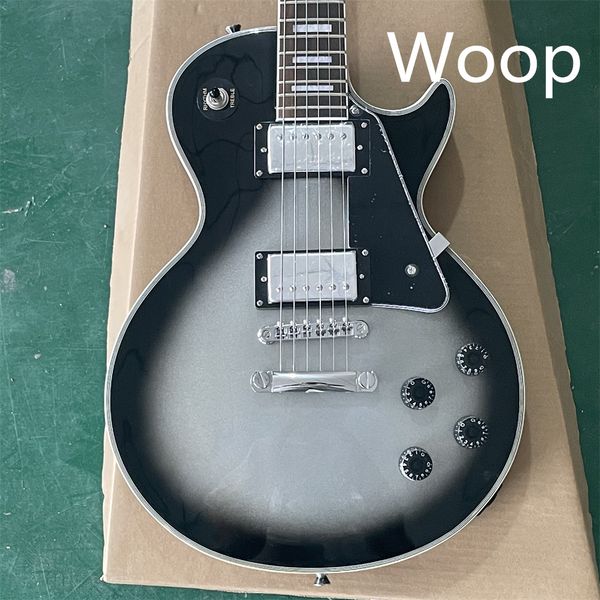 in stock custom lp electric guitar white silver pink black edge can be customized as required guitarra guitars
in stock custom lp electric guitar white silver pink black edge can be customized as required guitarra guitars