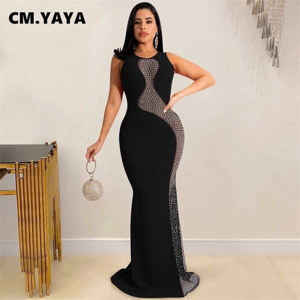 cm.yaya women mesh see though diamonds drill patchwork backless mermaid maxi dress night party long dresses 220516, Black;gray
cm.yaya women mesh see though diamonds drill patchwork backless mermaid maxi dress night party long dresses 220516, Black;gray