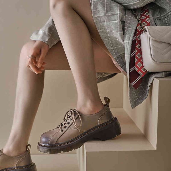boots playful color polishing round head thick bottom deep mouth small leather shoes lace up heel increased single shoe female four npau, Black
boots playful color polishing round head thick bottom deep mouth small leather shoes lace up heel increased single shoe female four npau, Black