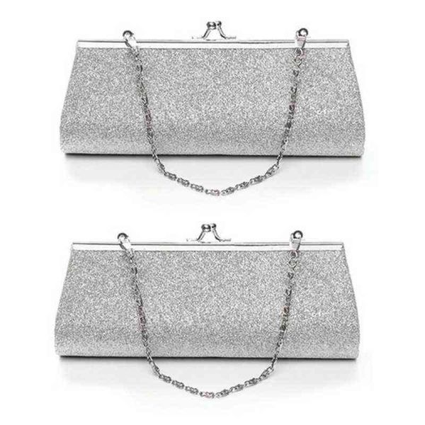 evening bags 2x women glitter clutch purse evening party wedding banquet handbag shoulder bag 220328
evening bags 2x women glitter clutch purse evening party wedding banquet handbag shoulder bag 220328