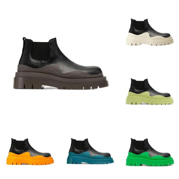 two tone tire chelsea boots women platform chunky boot lady luxe design men calf desiger low tobe calfskin slip on style round toe boots bla, Black
two tone tire chelsea boots women platform chunky boot lady luxe design men calf desiger low tobe calfskin slip on style round toe boots bla, Black