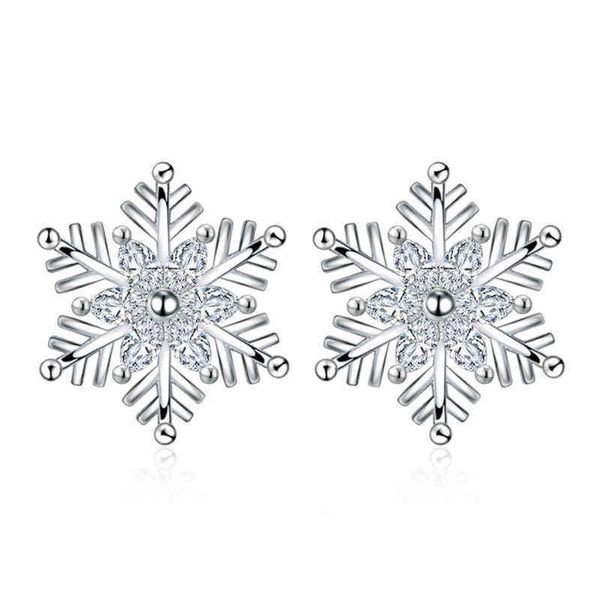 super fairy simple temperament small frh flower necklace pendant women's fashion fine zircon snowflake earrings lovely set, Silver
super fairy simple temperament small frh flower necklace pendant women's fashion fine zircon snowflake earrings lovely set, Silver