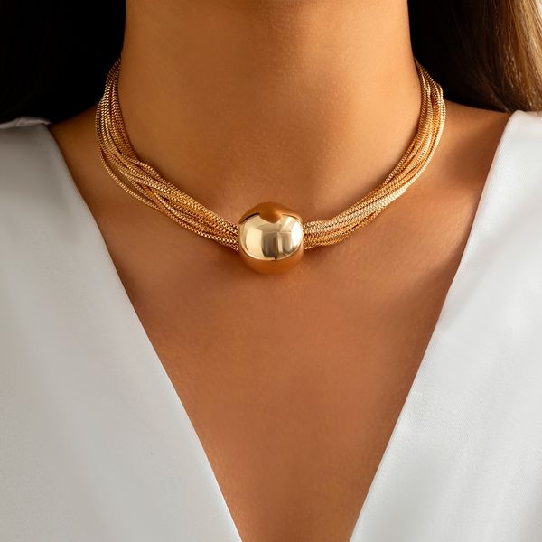 ingemark gothic twisted chunky chain necklace for women vintage big ball pendant choker clavicle link grunge jewelry steampunk 220813, Silver
ingemark gothic twisted chunky chain necklace for women vintage big ball pendant choker clavicle link grunge jewelry steampunk 220813, Silver