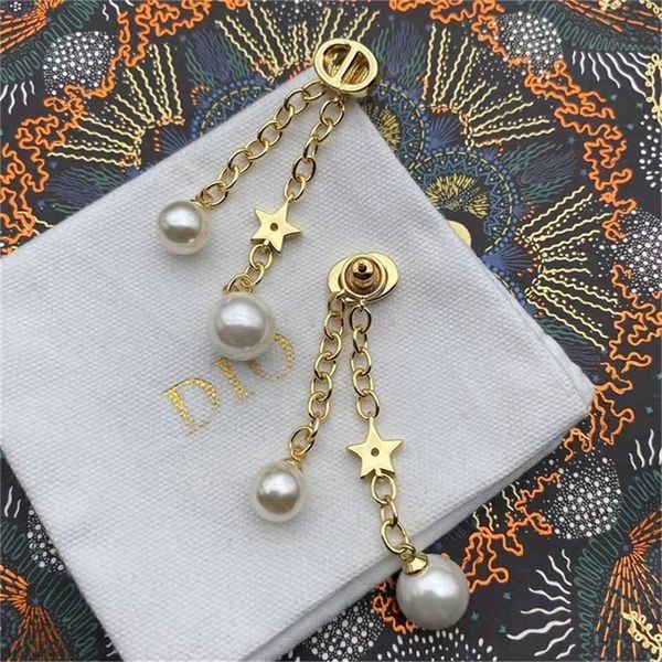 86% off factory shopnew tassel pearl female silver needle star pearl high version 34, Golden
86% off factory shopnew tassel pearl female silver needle star pearl high version 34, Golden