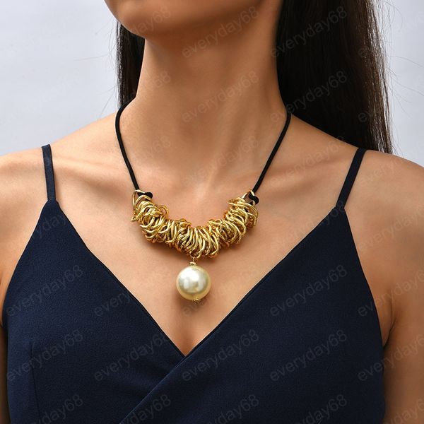 gold chain necklace women fashion statement vintage big pearl pendant choker necklace femme party jewelry, Silver
gold chain necklace women fashion statement vintage big pearl pendant choker necklace femme party jewelry, Silver