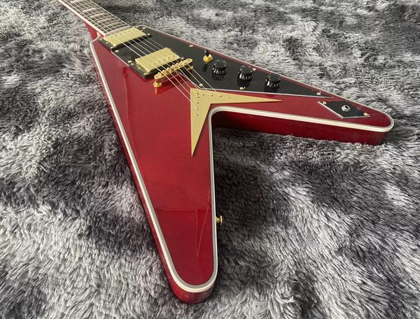 red fly v custom electric guitar body mahogany building multi-ply gold hardware can customize
red fly v custom electric guitar body mahogany building multi-ply gold hardware can customize