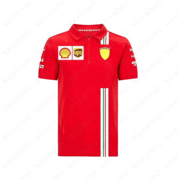 2021 season motorsport f1 team men's red polo lapel t-shirt short sleeve racing jerseys, White;black
2021 season motorsport f1 team men's red polo lapel t-shirt short sleeve racing jerseys, White;black