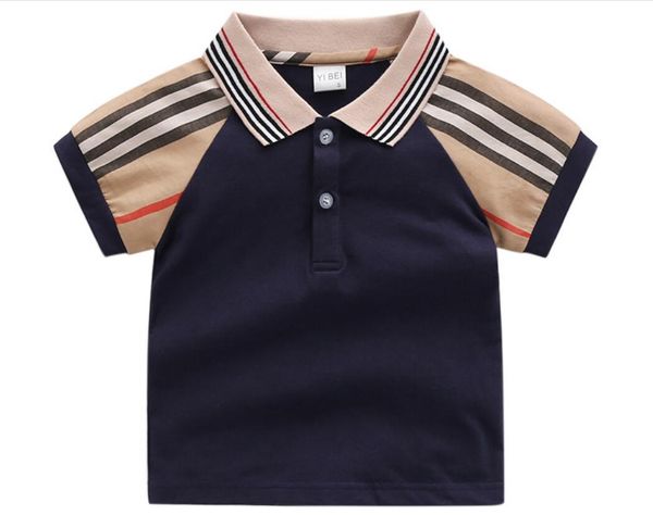 children's short sleeved t-shirt high-grade pearl ground cotton baby shirt summer clothes new boys' lapel short sleeved y115, Blue
children's short sleeved t-shirt high-grade pearl ground cotton baby shirt summer clothes new boys' lapel short sleeved y115, Blue
