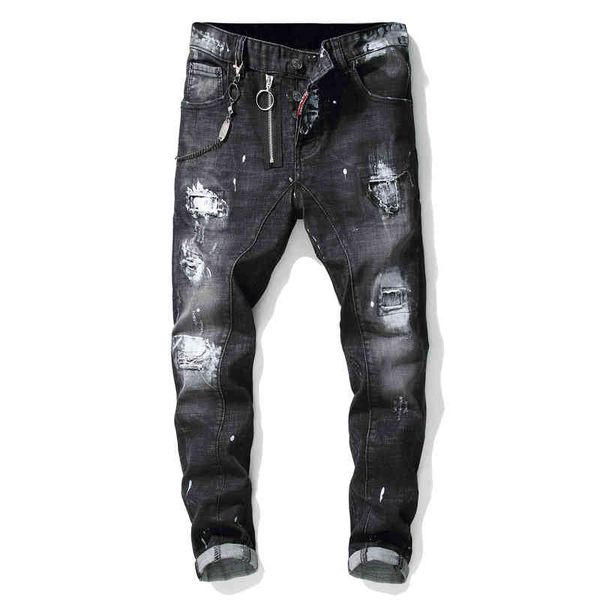 men's jeans autumn elastic casual denim youth cotton ordinary medium waist black trousers 3wr7, Blue
men's jeans autumn elastic casual denim youth cotton ordinary medium waist black trousers 3wr7, Blue