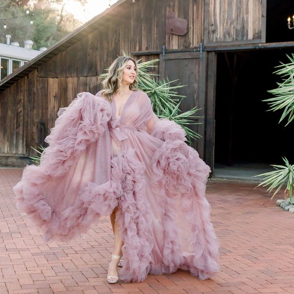 fancy a line prom dresses for women bathrobe gowns tiered ruffles evening p shoot dress party vestido de novia, Black
fancy a line prom dresses for women bathrobe gowns tiered ruffles evening p shoot dress party vestido de novia, Black