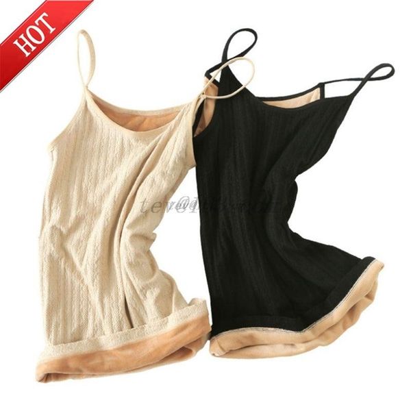 womens winter warm thickened plush tank spaghetti straps vneck slim bottoming vest solid color camisole shirt 220607, White
womens winter warm thickened plush tank spaghetti straps vneck slim bottoming vest solid color camisole shirt 220607, White