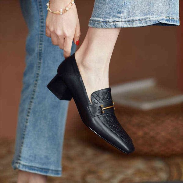 women dress shoes vrouwen schoenen mode echt leer loafers slip-on lente/herfst platte vierkante teen dikke hak handgemaakte maat 34-40 22060, Black
women dress shoes vrouwen schoenen mode echt leer loafers slip-on lente/herfst platte vierkante teen dikke hak handgemaakte maat 34-40 22060, Black