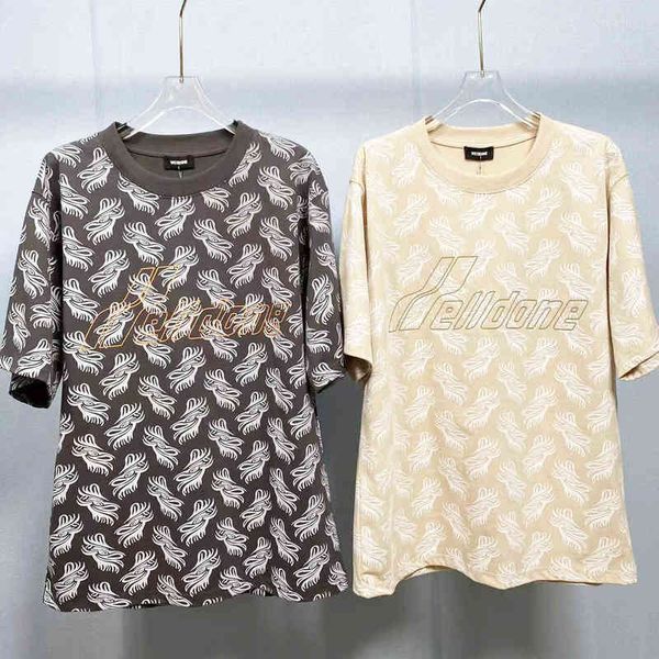 brand designer men's women's t-shirt weldone early spring full print street fashion men women couple loose short sleeve round neck, White
brand designer men's women's t-shirt weldone early spring full print street fashion men women couple loose short sleeve round neck, White