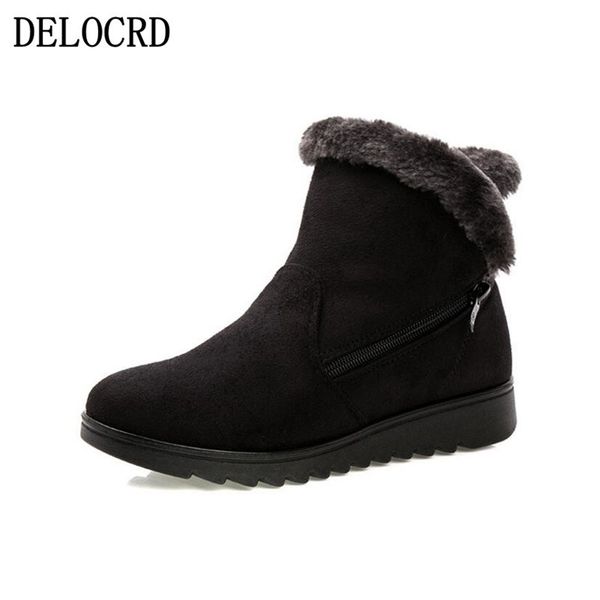 women zip winter snow boots ladies warm fur suede wedge ankle boot female fashion casual shoes comfort footwear plus size y200114, Black
women zip winter snow boots ladies warm fur suede wedge ankle boot female fashion casual shoes comfort footwear plus size y200114, Black