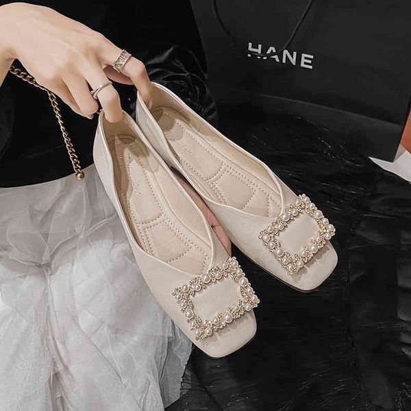 dress shoes spring small fragrance flat sole single shoes fairy doudou scoop large women's 41-43 wide feet fat f81k, Black
dress shoes spring small fragrance flat sole single shoes fairy doudou scoop large women's 41-43 wide feet fat f81k, Black