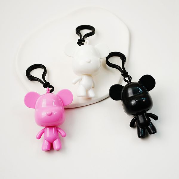 wholesale cute cartoon keychains black white pink resin bear keychain for bag charms car key holder, Silver
wholesale cute cartoon keychains black white pink resin bear keychain for bag charms car key holder, Silver