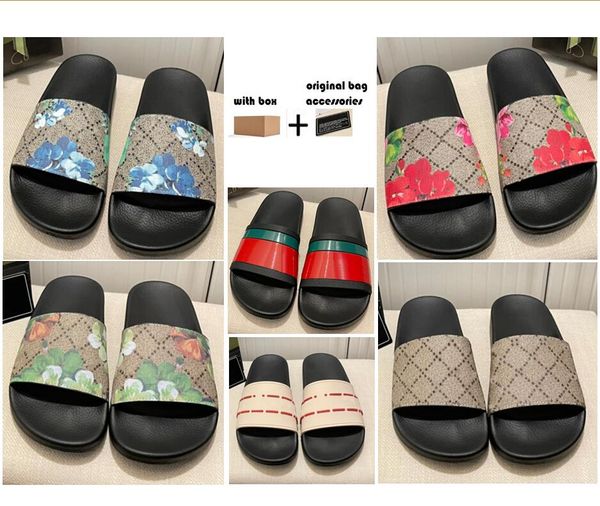 2022 with box men women fashion slippers luxury slides summer flat slipper trendy leather rubber sandal mens beach slide size 35-45, Black
2022 with box men women fashion slippers luxury slides summer flat slipper trendy leather rubber sandal mens beach slide size 35-45, Black