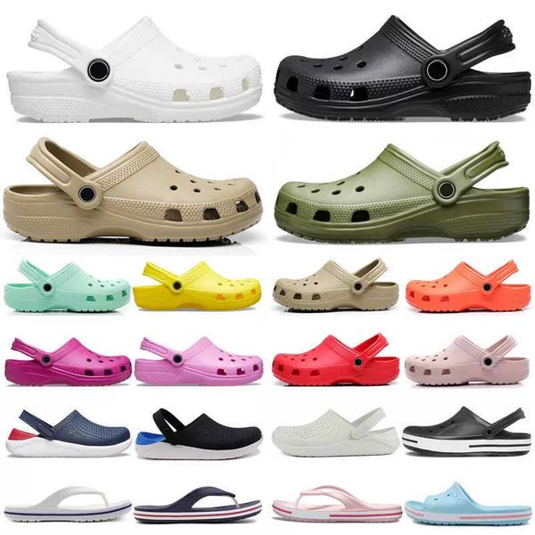 men women croc clogs designer sandals slip on slides slippers fashion beach waterproof shoes mens classic nursing hospital slip work medical, Black
men women croc clogs designer sandals slip on slides slippers fashion beach waterproof shoes mens classic nursing hospital slip work medical, Black