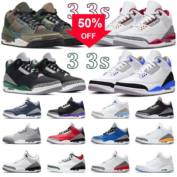 2022 3s jumpman men basketball shoes 3 cardinal red pine green racer blue midnight navy cool grey fire red cement pure white mens trainer t, Black
2022 3s jumpman men basketball shoes 3 cardinal red pine green racer blue midnight navy cool grey fire red cement pure white mens trainer t, Black