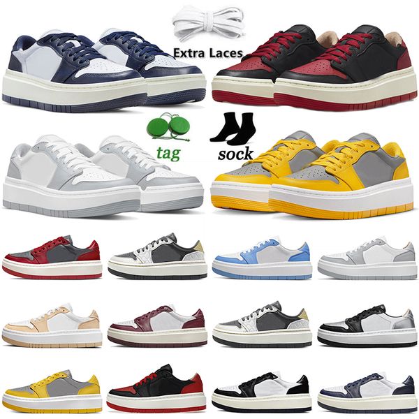 2022 authentic jumpman 1s 1 low elevate casual shoes platform designer sneakers unlv wolf grey university blue silver toe midnight navy vint, White;red
2022 authentic jumpman 1s 1 low elevate casual shoes platform designer sneakers unlv wolf grey university blue silver toe midnight navy vint, White;red