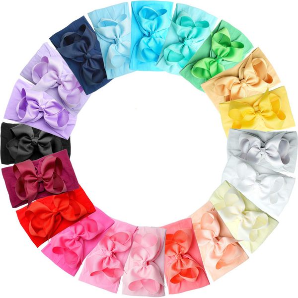 20pcs soft baby headbands with 4 5 inches hair bows headwraps for girl head band borns accessories 220531, Slivery;white
20pcs soft baby headbands with 4 5 inches hair bows headwraps for girl head band borns accessories 220531, Slivery;white