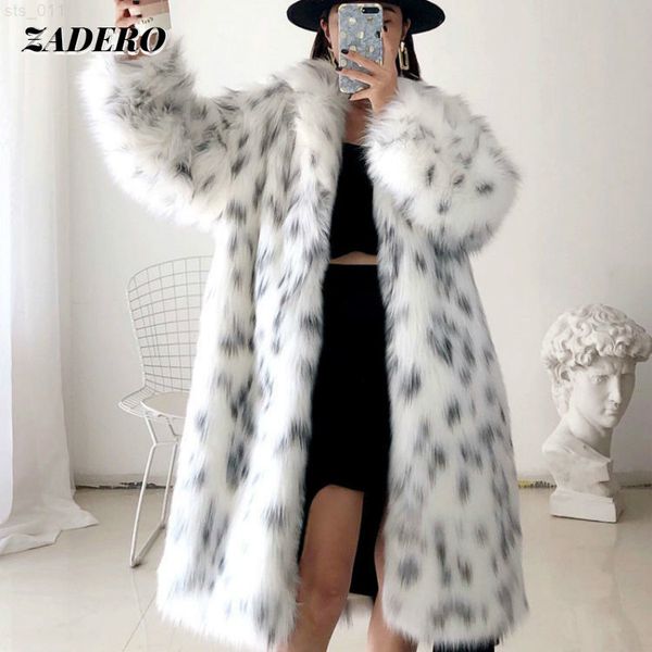 fashion faux fur coat women 2021 winter casual spliced leopard print fur jacket female thick warm mid-long plush outerwear t220716, Black
fashion faux fur coat women 2021 winter casual spliced leopard print fur jacket female thick warm mid-long plush outerwear t220716, Black