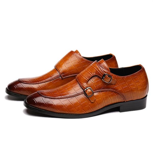 men dress shoes formal wedding crocodile pattern leather shoes retro brogue business office man loafers 4 colors297b, Black
men dress shoes formal wedding crocodile pattern leather shoes retro brogue business office man loafers 4 colors297b, Black