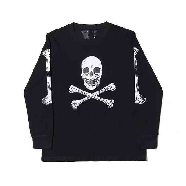 vlones tar ame black kull round neck pullover big v hip hop long leeve trendy men' and women' t-hirt
vlones tar ame black kull round neck pullover big v hip hop long leeve trendy men' and women' t-hirt