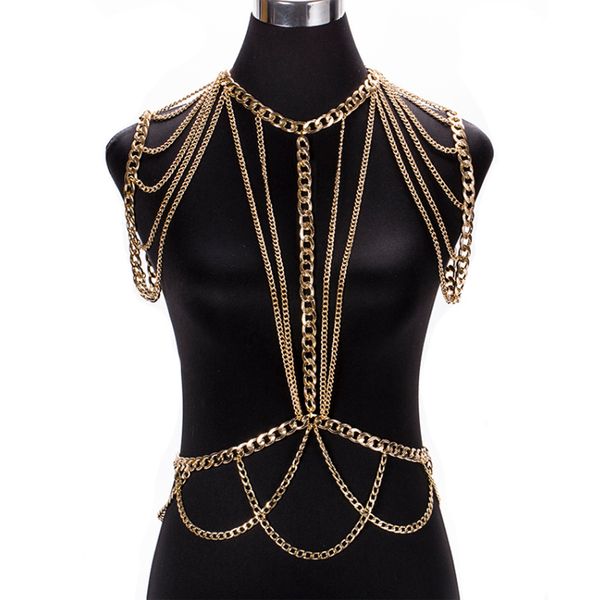 chains gold body jewelry women necklaces & pendants tassel alloy punk long necklace 2022 designer female fashion by206, Silver
chains gold body jewelry women necklaces & pendants tassel alloy punk long necklace 2022 designer female fashion by206, Silver