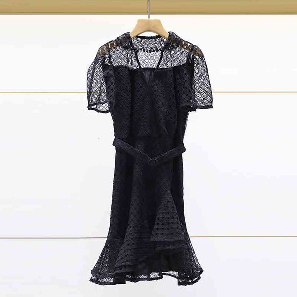casual dresses fadan s home spring and summer hollow out hook flower lace splicing fishtail dress, Black;gray
casual dresses fadan s home spring and summer hollow out hook flower lace splicing fishtail dress, Black;gray