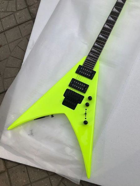 delivery v model electric guitar fluorescent green electric guitar tremolo bridge customizable
delivery v model electric guitar fluorescent green electric guitar tremolo bridge customizable
