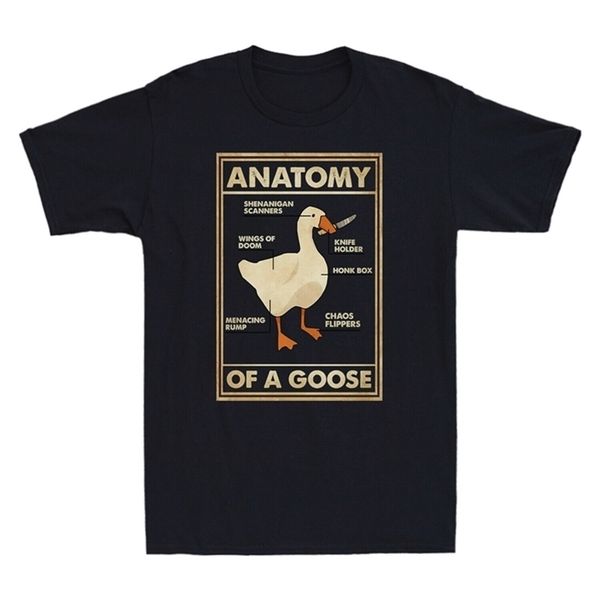 anatomy of a goose funny duck graphic gaming gamer vintage men s black t shirt harajuku gothic men tshirt ullzang streetwear 220725, White;black
anatomy of a goose funny duck graphic gaming gamer vintage men s black t shirt harajuku gothic men tshirt ullzang streetwear 220725, White;black
