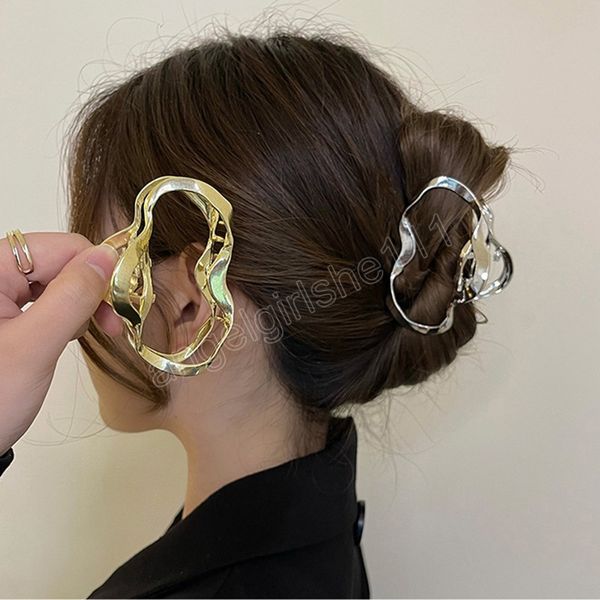 woman irregular geometry metal hair claw barrettes hairgrip simple sense of luxury hair clips girls hairpins, Slivery;white
woman irregular geometry metal hair claw barrettes hairgrip simple sense of luxury hair clips girls hairpins, Slivery;white