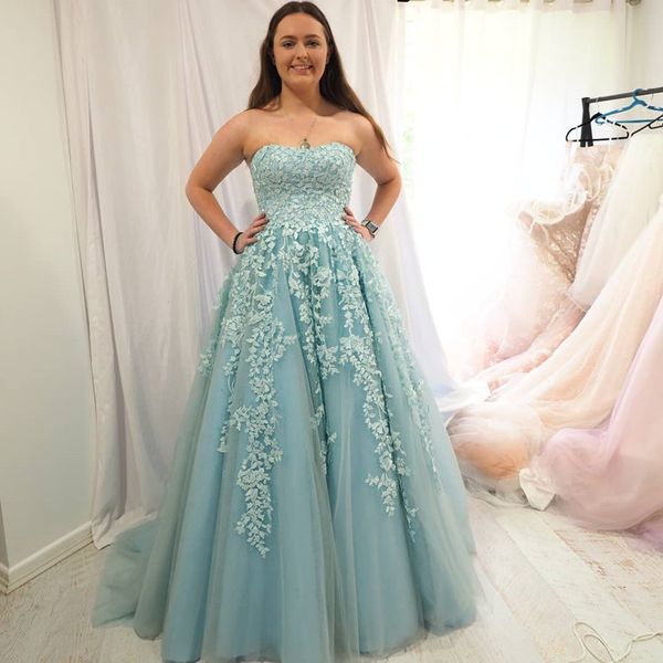 strapless prom dresses applique lace up back sweet 16 party girls' wear for evening party, Black
strapless prom dresses applique lace up back sweet 16 party girls' wear for evening party, Black