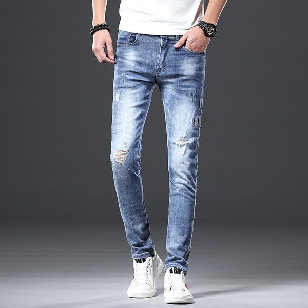 men's jeans spring and autumn men clothing straight mid-waist loose trendy brand all-match casual long pants male korean trendmen', Blue
men's jeans spring and autumn men clothing straight mid-waist loose trendy brand all-match casual long pants male korean trendmen', Blue