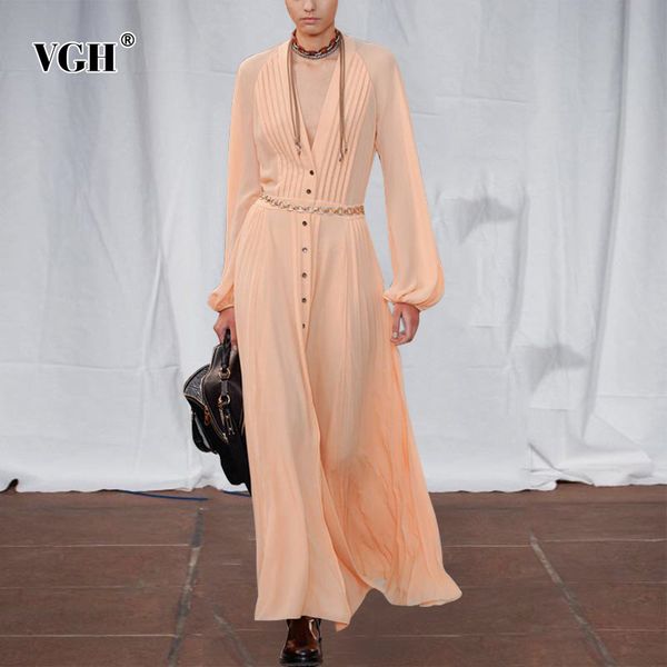 elegant pink sling dress for women v neck long sleeve high waist temperament midi dresses female spring clothing fashion 210507, Black;gray
elegant pink sling dress for women v neck long sleeve high waist temperament midi dresses female spring clothing fashion 210507, Black;gray