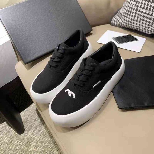 family c 2022 new canvas women's thick soled raised lace up small white cute big2022 trendy fashion design all-match ladies slippers, Black
family c 2022 new canvas women's thick soled raised lace up small white cute big2022 trendy fashion design all-match ladies slippers, Black