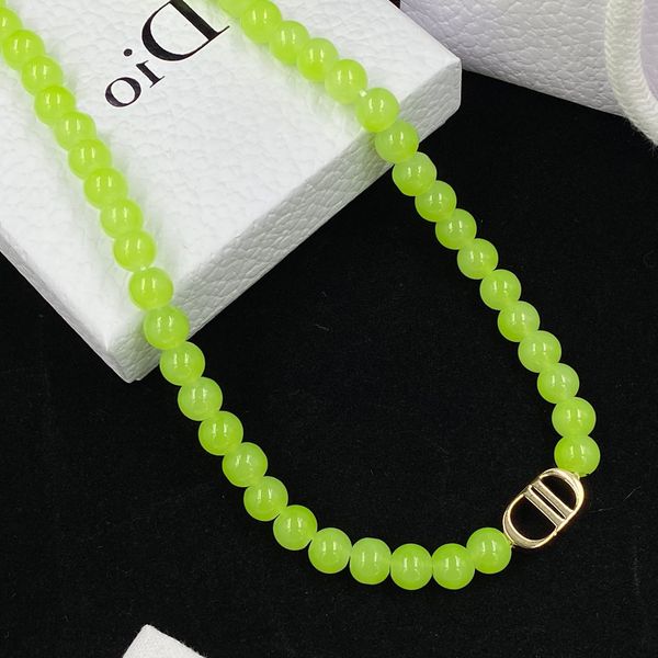 factory retail and wholesale dijia /d family cd letter green pearl necklace feminine brass clavicle chain jewelry, Silver
factory retail and wholesale dijia /d family cd letter green pearl necklace feminine brass clavicle chain jewelry, Silver